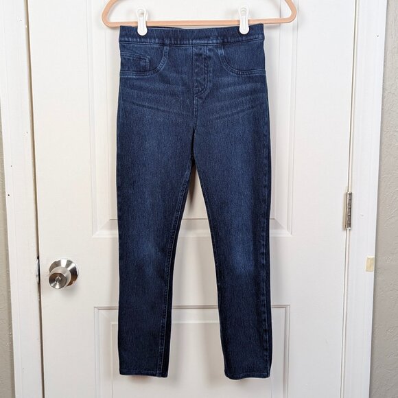 SPANX | Blue Denim Pull-On Jean Leggings Size Small - Picture 1 of 6